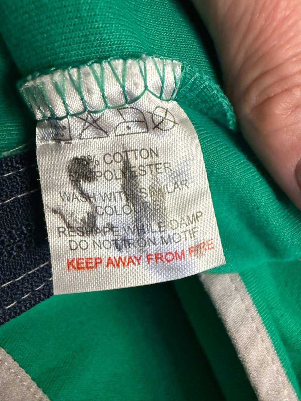 Lansdowne Ireland Kids Hoodie Zip Up Green Shamrock Full Zip Jacket Size 3T - Picture 4 of 6